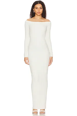 GOOD AMERICAN Shine Rib Off Shoulder Max in .