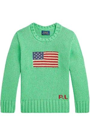 Ralph Lauren PULL RAS DE COU EN COTON FLAG in .