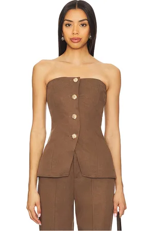 SNDYS Emilie Strapless Top in .