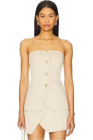 SNDYS Emilie Strapless Top in .