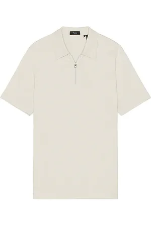 THEORY Ryder Quarter Zip Polo in .
