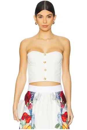 ALICE+OLIVIA TOP BUSTIER HENSLEY in .