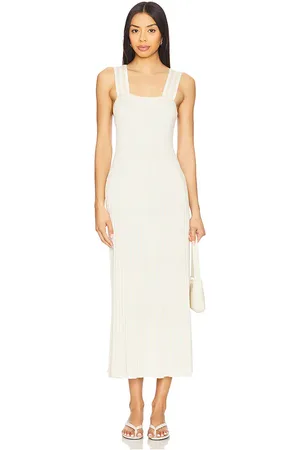 Sancia ROBE PULL DRESS in Neutral,Cream.