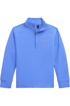 Ralph Lauren Kids Long-sleeve Half Zip Pullover in .