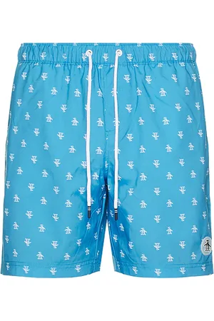 Original Penguin 7 Volley All Over Print Re-Pete Swim Trunk in .