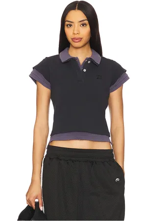 Alexander Wang Layered Shrunken Polo in .