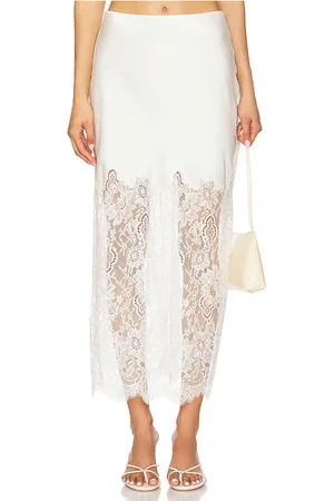 LOVESHACKFANCY JUPE ILENE in .