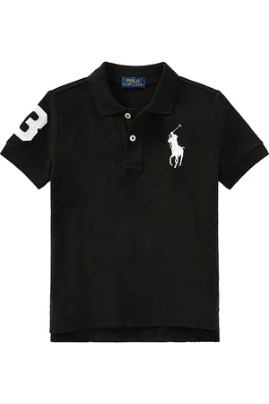 Ralph Lauren Kids Short-Sleeve Big Pony Mesh Polo in .