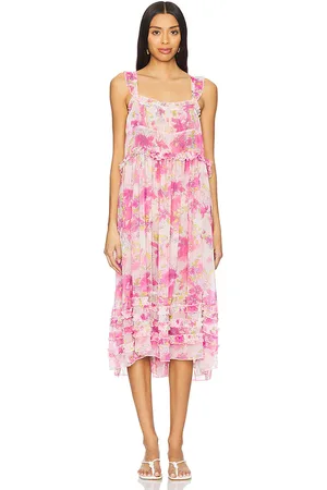 Free People ROBE MIDI IMPRIMÉE INTIMATELY FP MOON PHASE in .