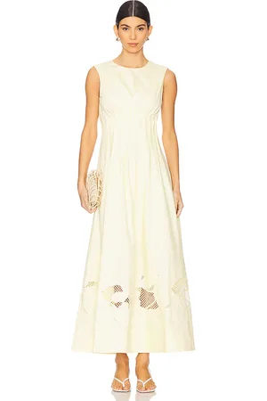 CLEA ROBE ANIKA in Cream,Lemon.