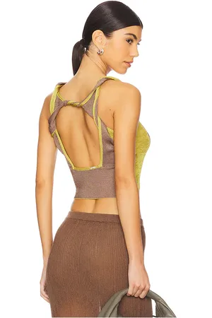 Isa Boulder Two-tone Twisted Top in .