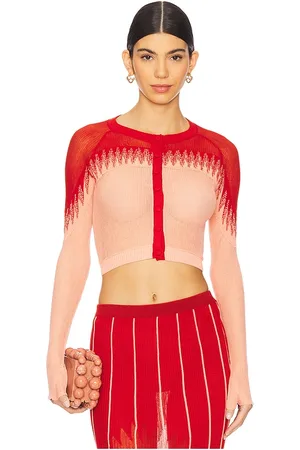 Isa Boulder GILET FANGED in Red,Pink.
