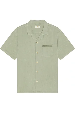 Marine Embroidered Resort Short Sleeve Shirt in .