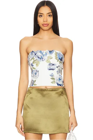 ALICE+OLIVIA TOP CROPPED CECE in .