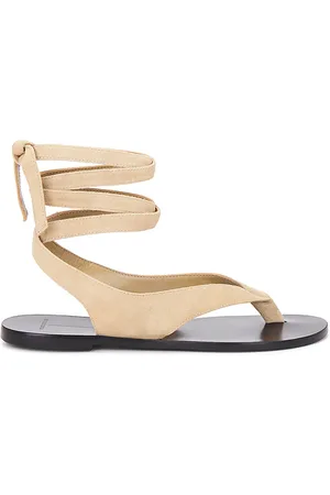 BLACK SUEDE STUDIO SANDALES TRES in .
