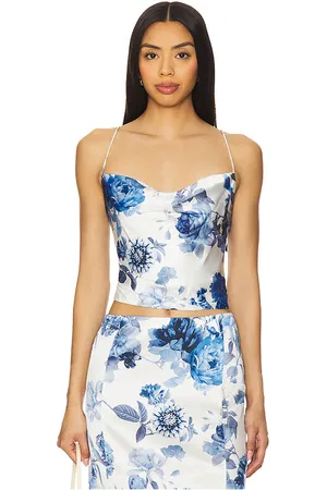 ALICE+OLIVIA TOP CROPPED VALENTINA in .