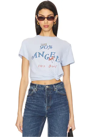 RE/DONE T-SHIRT ANGEL DEVIL in .