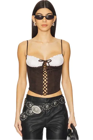 Frankies Bikinis X Bella Hadid Ranch Top in .
