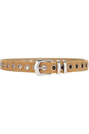Understated Leather CEINTURE EYELET in .