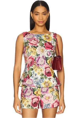 FAITHFULL THE BRAND Ana Top in Pink,Green.
