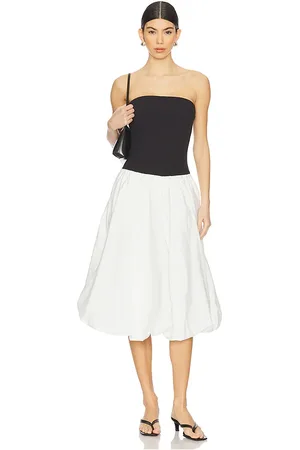 Steve Madden ROBE MI-LONGUE OLIVER in Black,White.