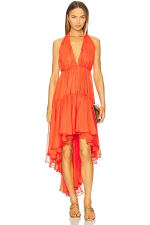Bardot ROBE VOLANTÉE ASYMÉTRIQUE LEONA in .