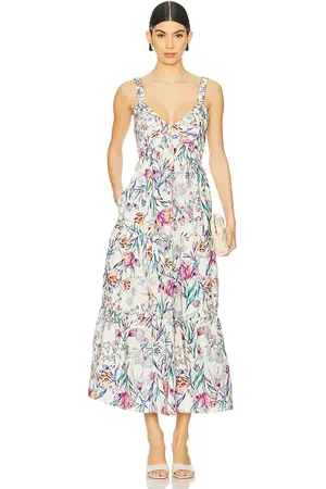 Steve Madden ROBE MI-LONGUE ELIORA in White,Blue.