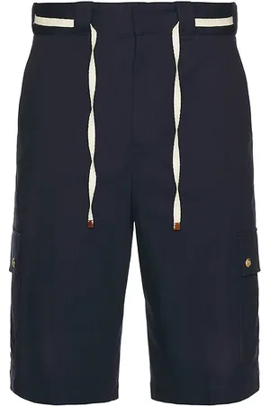 Drôle de Monsieur Drole De Monsieur Workwear Chevron Shorts in .