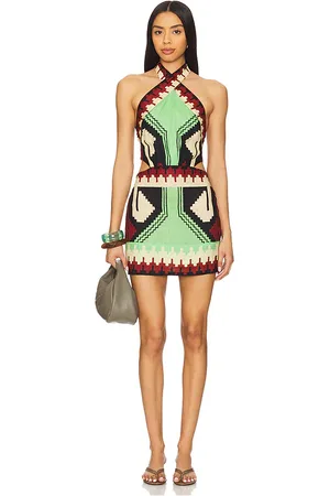JOHANNA ORTIZ ROBE COURTE TIDE STRENGTH in .