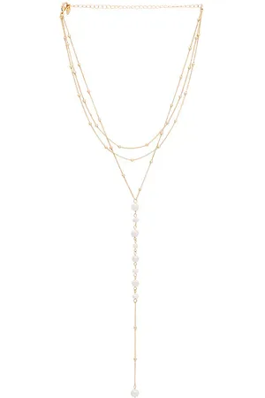Ettika COLLIER LASSO PEARL DREAMS LAYERED in .