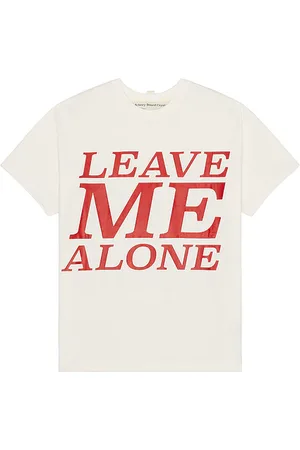 ADVISORY BOARD CRYSTALS Leave Me Alone Short Sleeve Tee in .