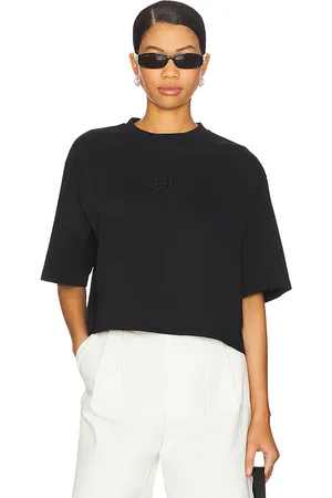 ANINE BING T-SHIRT CROPPED MYERS in .