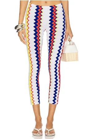Missoni LEGGINGS in White,Red.