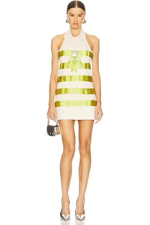 AREA ROBE POLO CRYSTAL in Cream,Green.