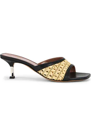 PARIS TEXAS MULES LORENA in Black,Neutral.