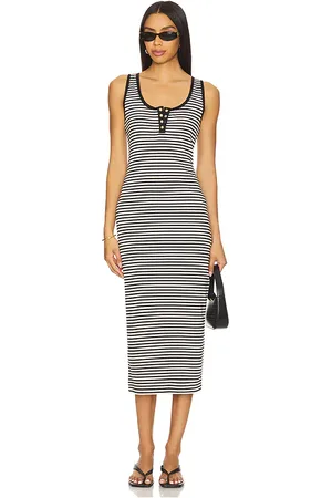 ANINE BING ROBE DÉBARDEUR MIDI ALESSIA in .