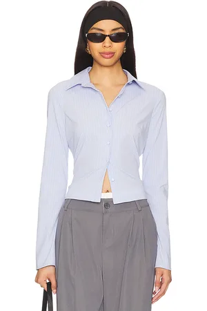 ALL THE WAYS Fiona Button Front Top in .