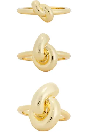 Jennifer Fisher Knot Ring Set in .