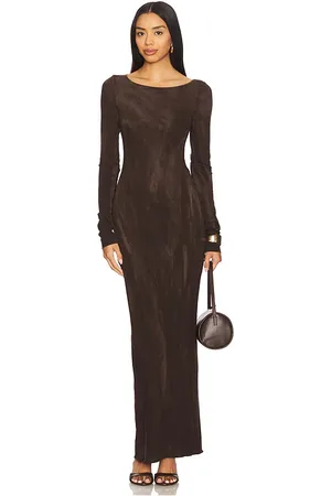 Cotton Citizen ROBE LONGUE AVEC MANCHES LONGUES MARBELLA in .