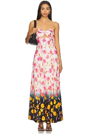 Essentiel Antwerp ROBE MI-LONGUE HEORGIA in Ivory,Pink.