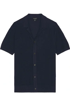 CLUB MONACO Boucle Camp Collar Shirt in .