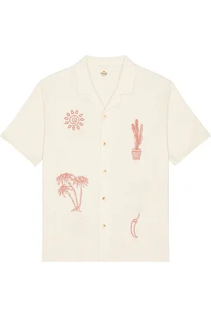 Marine Embroidered Resort Shirt in .