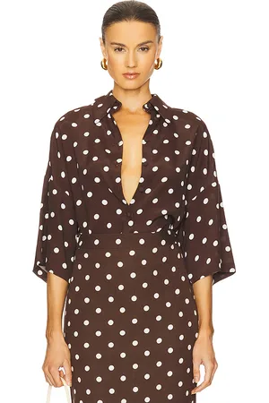 HEMANT AND NANDITA CHEMISE OVERSIZED POLKA DOT in .