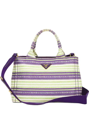SIEDRES FOURRE-TOUT PRADA in White,Lavender,Green.
