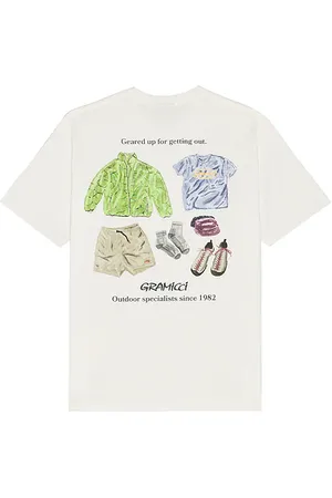 Gramicci T-SHIRT GEARED in .