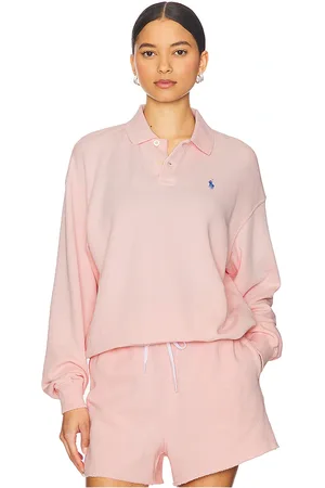 Ralph Lauren Island Fleece Long Sleeve Polo Sweatshirt in .