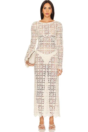 House of Harlow ROBE MAXI JANIS CROCHET in .