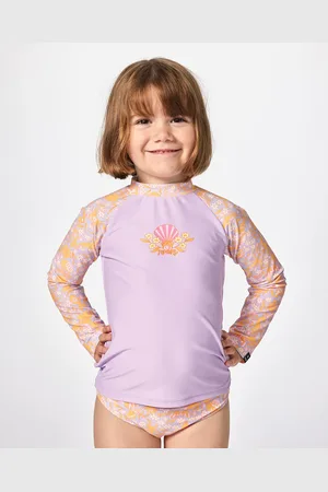 Rip Curl Ensemble de protection UV à manches longues Rainbow Tide Fille (1-8 ans)