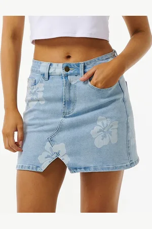 Rip Curl Jupe en jeans Hibiscus Heat Overdyed