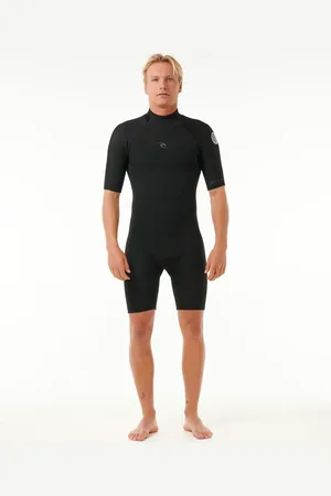 Rip Curl Shorty Dawn Patrol à manches courtes 2/2 Zip Dos